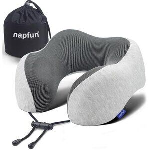 Neck Pillow for Traveling, Upgraded Travel Neck Pillow for Airplane